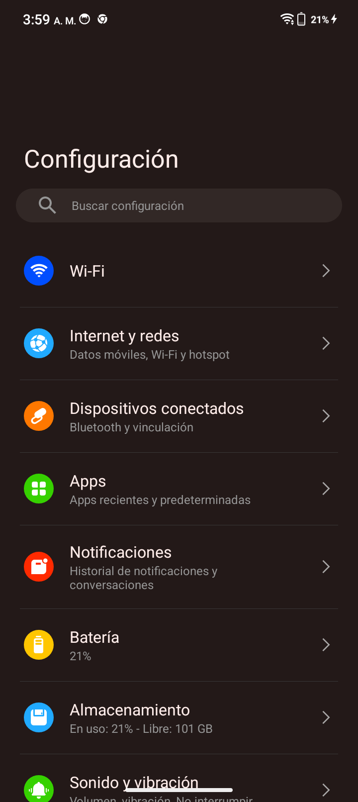 Captura de pantalla de Wanda Files